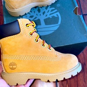Toddler Classic Wheat Timberland Boots size 6